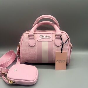 Juicy Couture Pink Mini Satchel Crossbody Bag